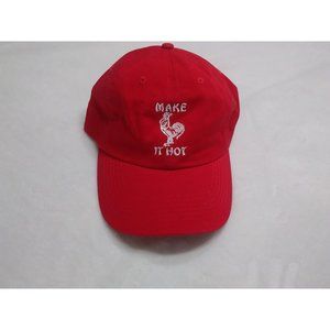 Pedals & Peacock Red hat MAKE IT HOT Rooster